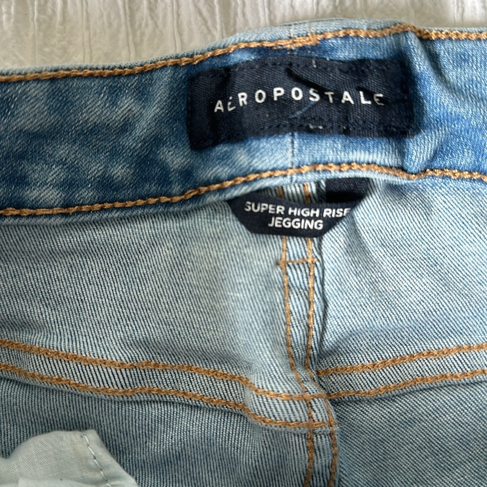 Aeropostale Super High Rise Jegging Size 6 - Picture 2 of 5